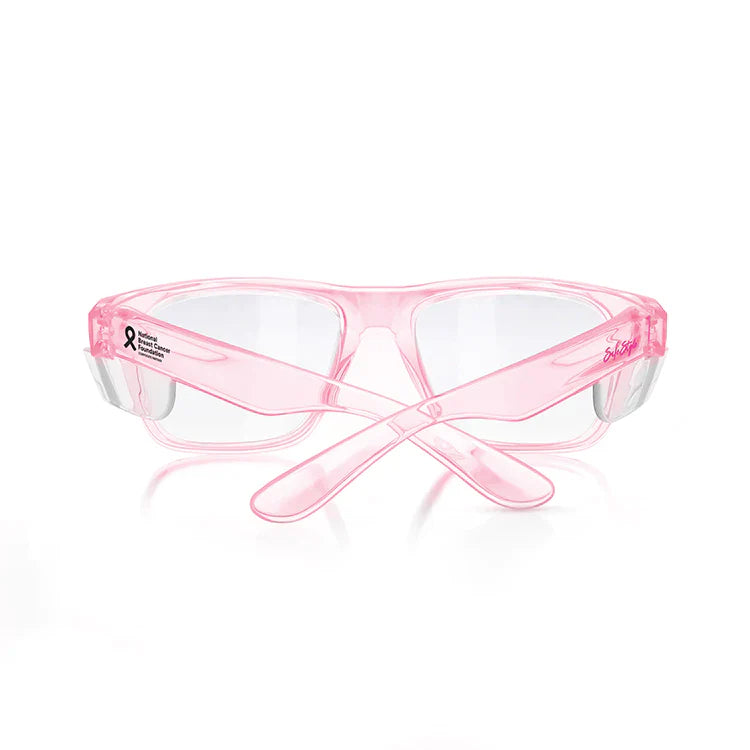 SafeStyle Fusions Pink Frame Clear Lens