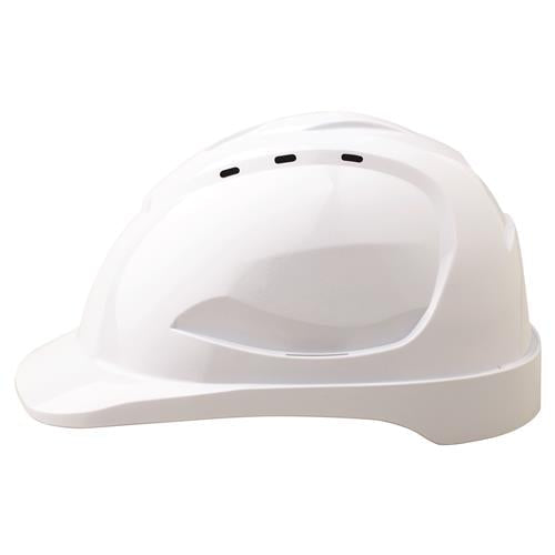 Pro Choice V9 Hard Hat Vented Pushlock Harness - WHITE