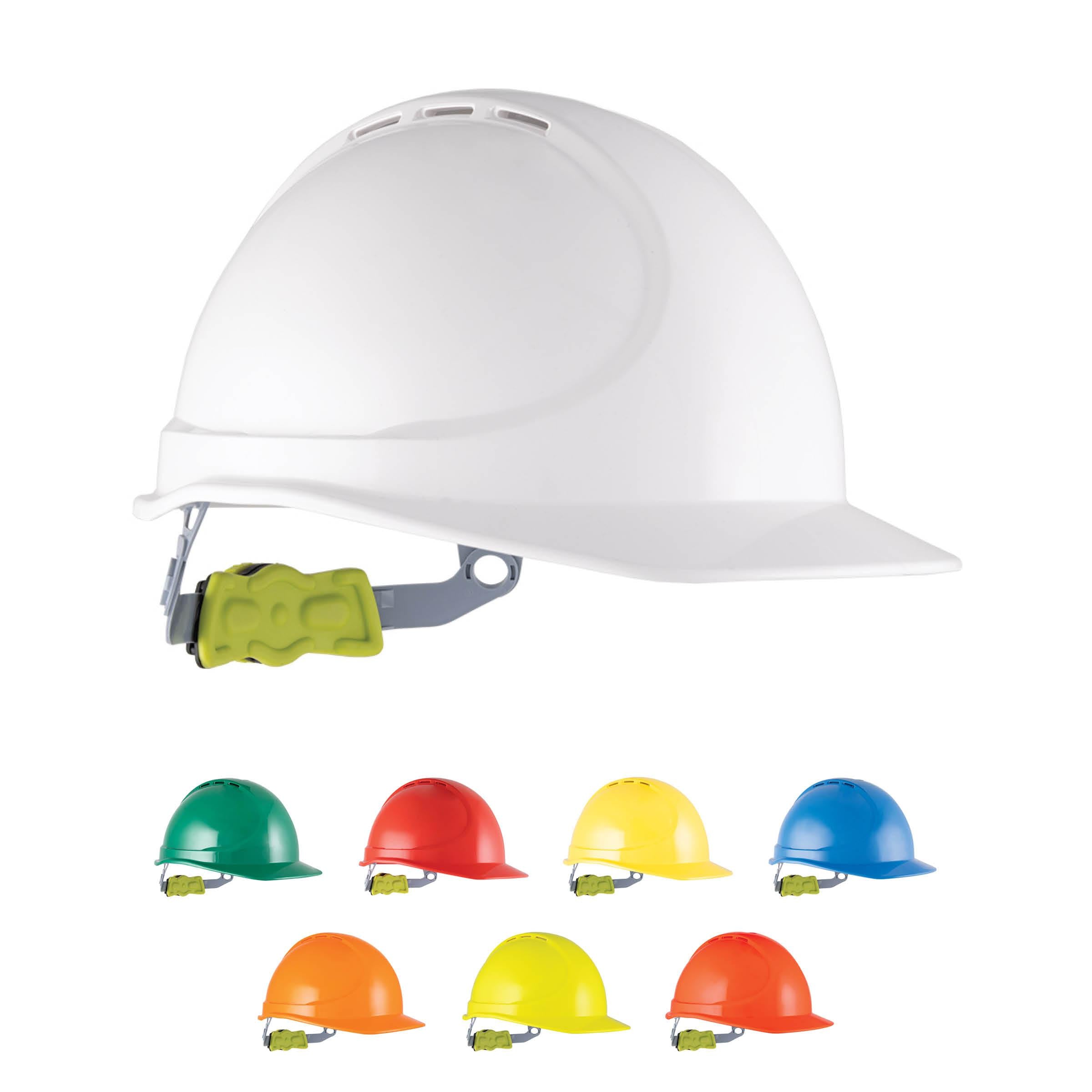 GTE1 Essential Type 1 ABS Hard Hats With Ratchet Harness - Vented