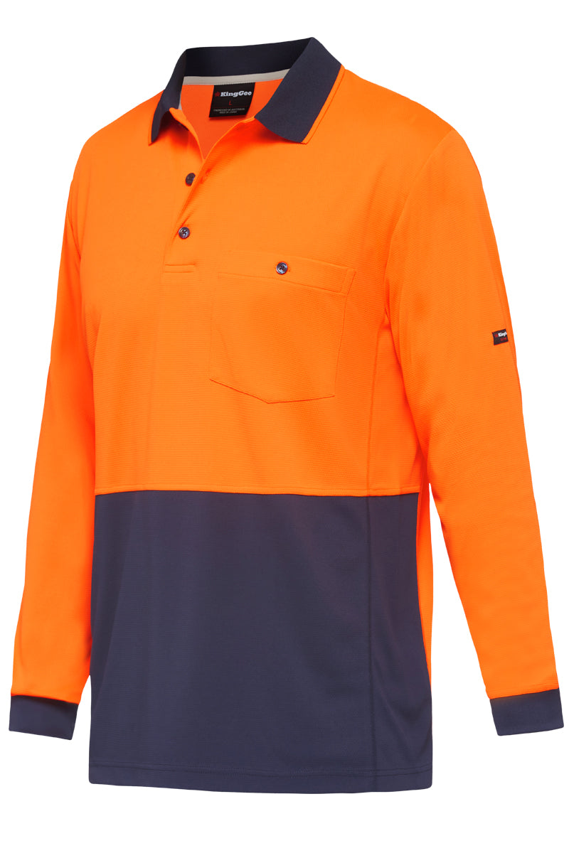 King Gee WC HF Spliced Polo L/S