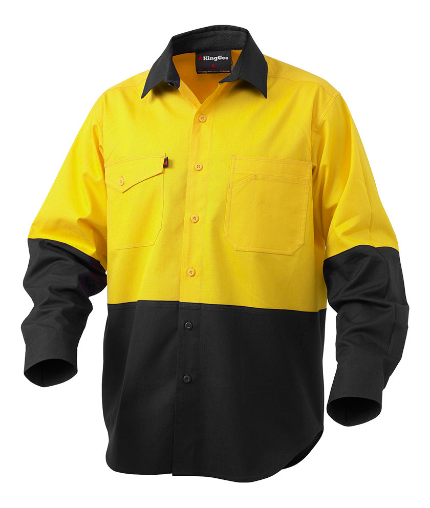 King Gee Workcool 2 Spliced Shirt L/S