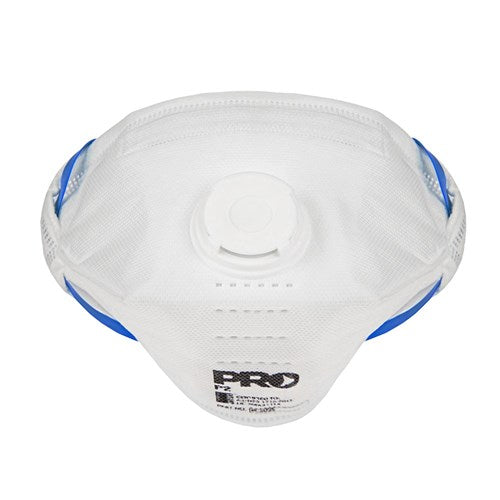 Pro Choice Horizontal Flat Fold P2 Respirator With Valve Box Of 10