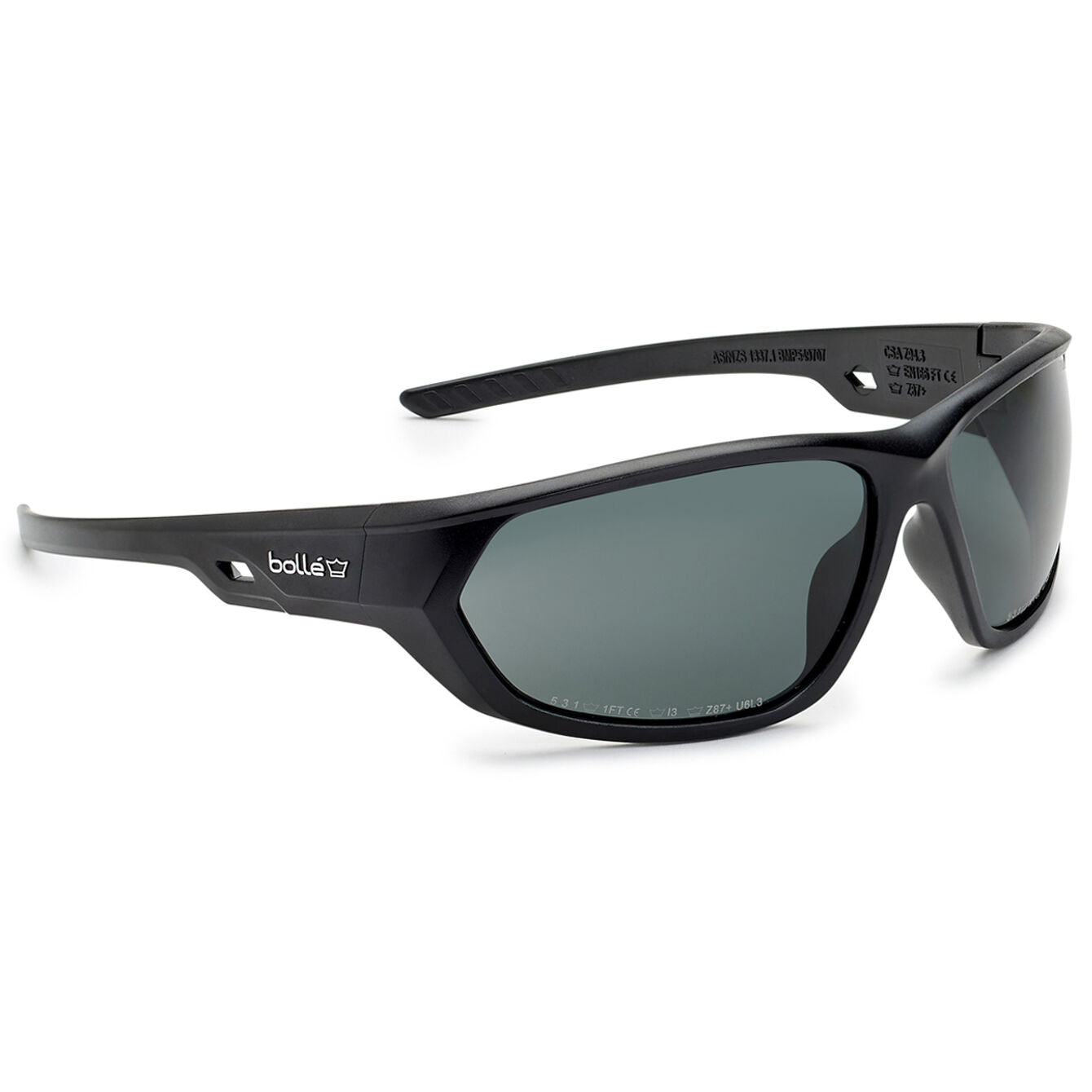 Bolle Komet Matte Black Frame As Polarised Lens