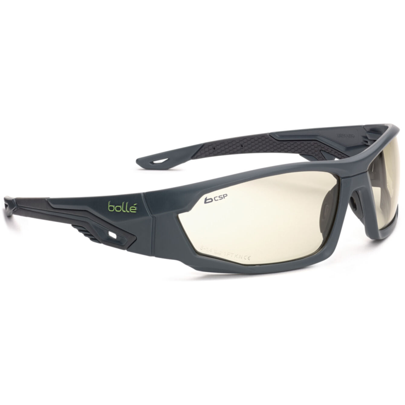 Bolle Safety - MERCURO Grey / Black Temples Platinum AS/AF Copper (CSP) Lens