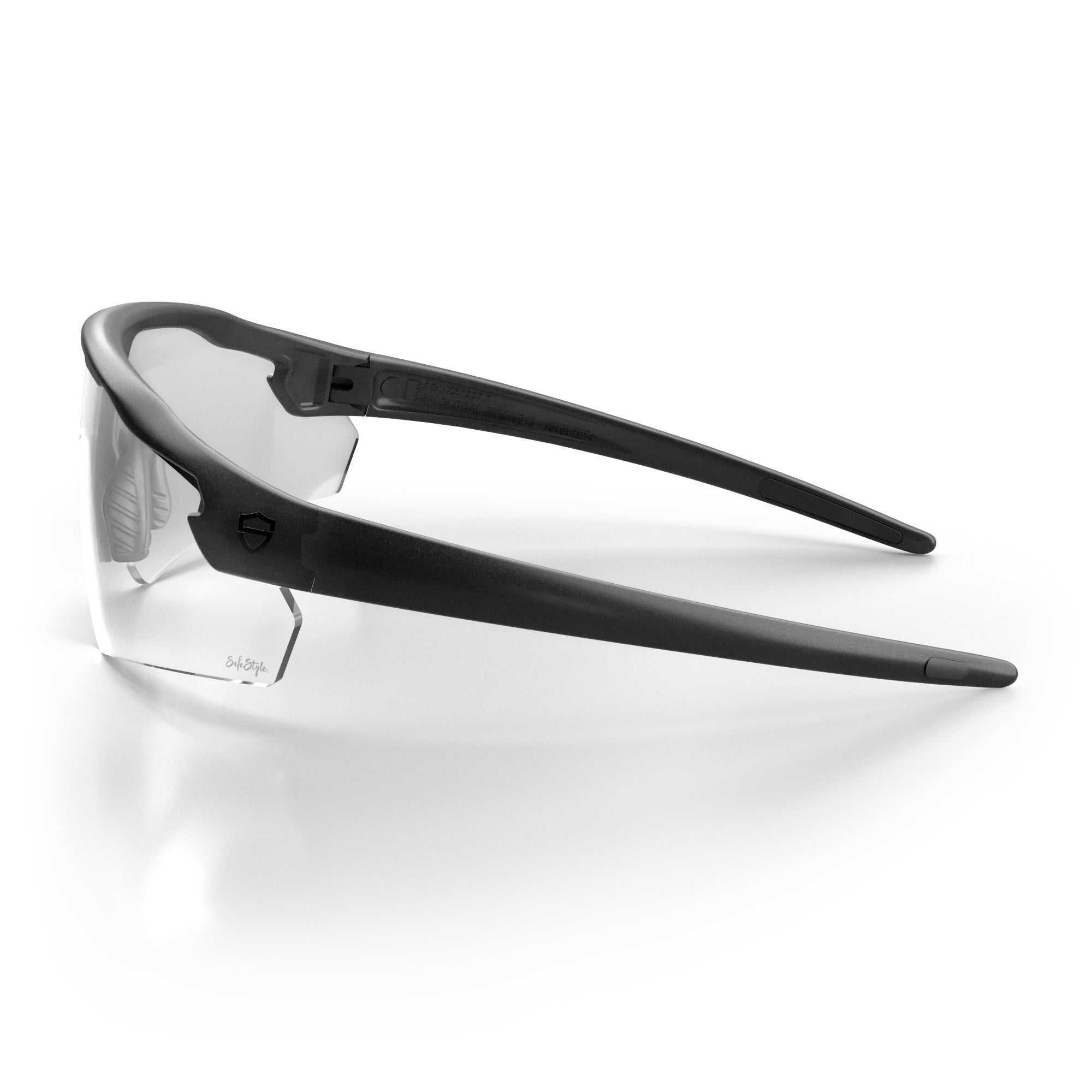 Phantoms Matte Black Frame Clear Lens