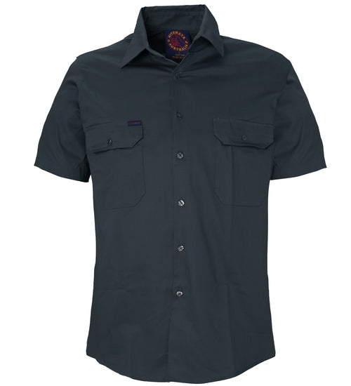 Ritemate Open front short sleeve shirt