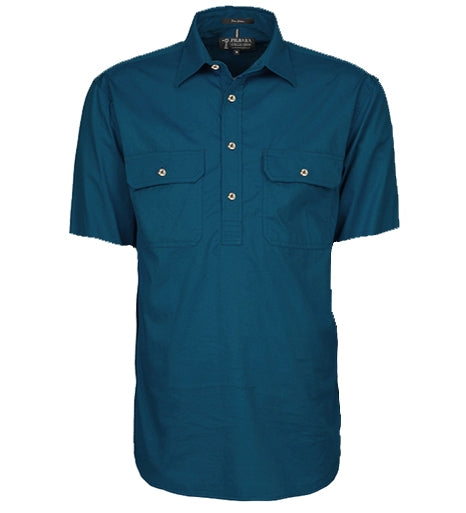 Ritemate Mens Pilbara Closed Front S/S Shirt