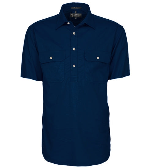 Ritemate Mens Pilbara Closed Front S/S Shirt