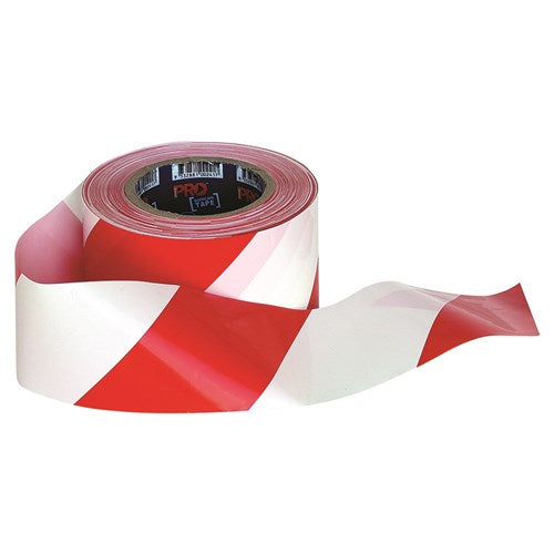 Pro Choice Barricade Tape - 100M X 75MM Red & White