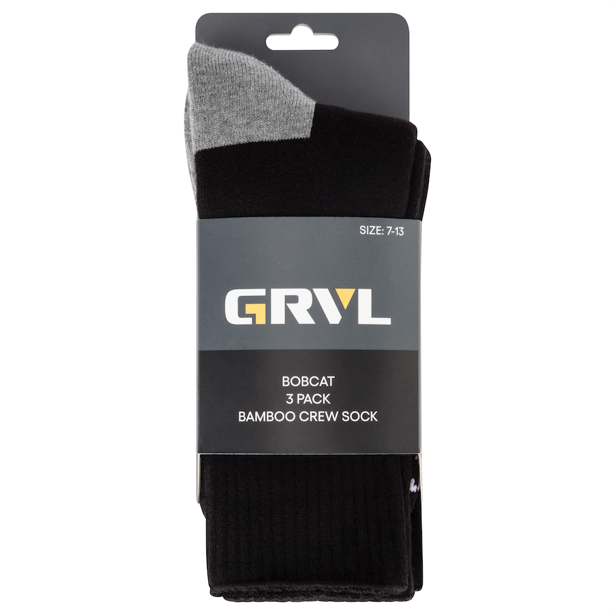 GRVL Bobcat Socks - 3 Pack