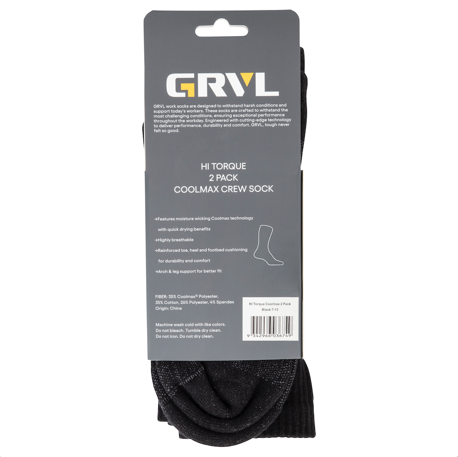 GRVL Hi Torque Socks - 2 Pack