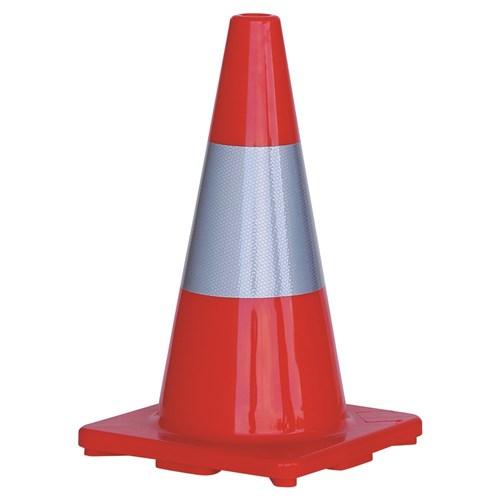 Pro Choice Orange PVC Traffic Cone / Reflective Tape 450MM