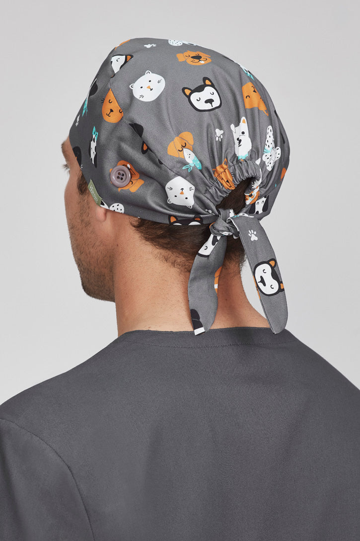 Biz Care Unisex Printed Scrub Cap