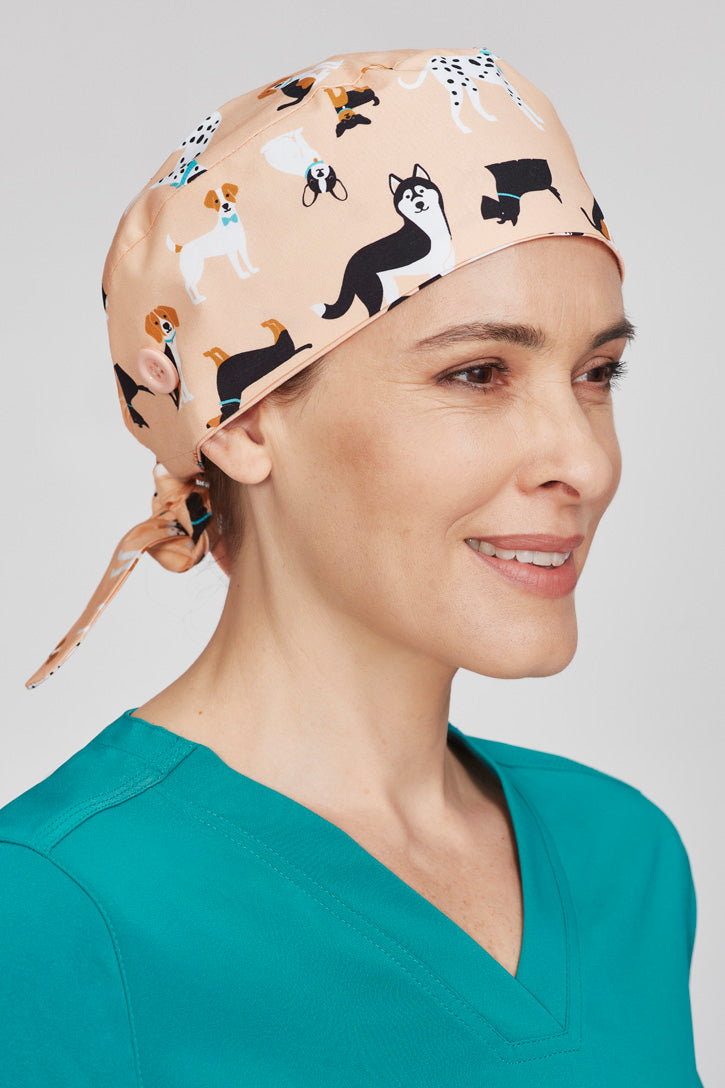 Biz Care Unisex Printed Scrub Cap