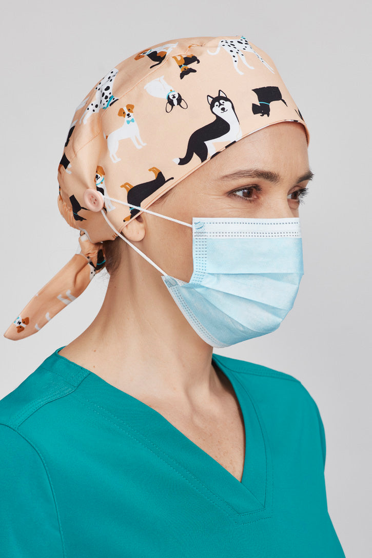 Biz Care Unisex Printed Scrub Cap