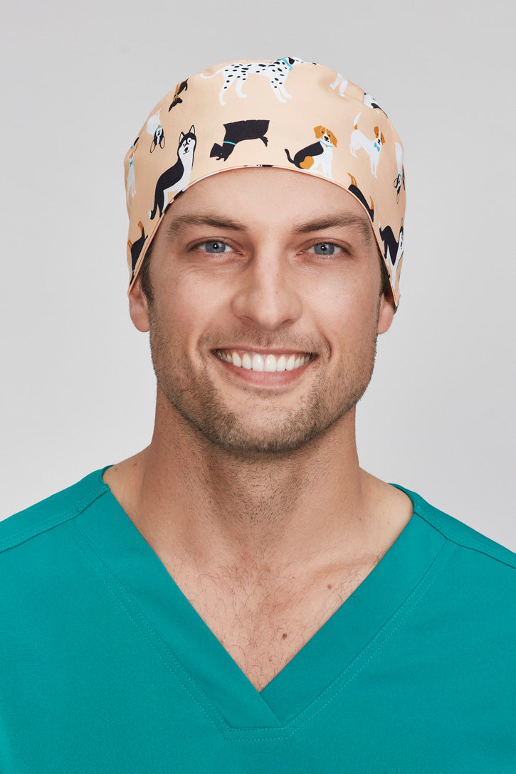 Biz Care Unisex Printed Scrub Cap