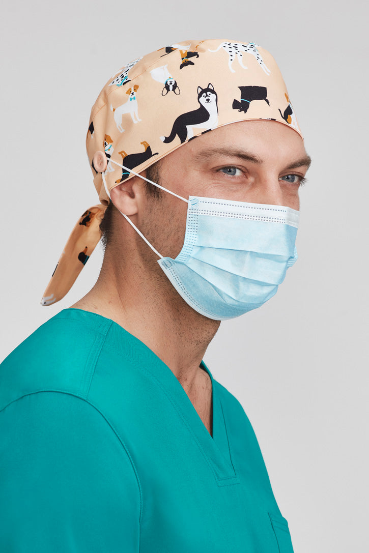 Biz Care Unisex Printed Scrub Cap