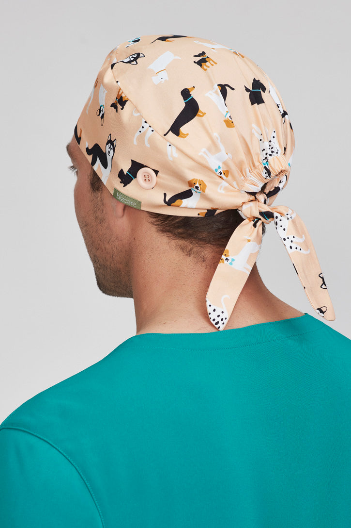 Biz Care Unisex Printed Scrub Cap