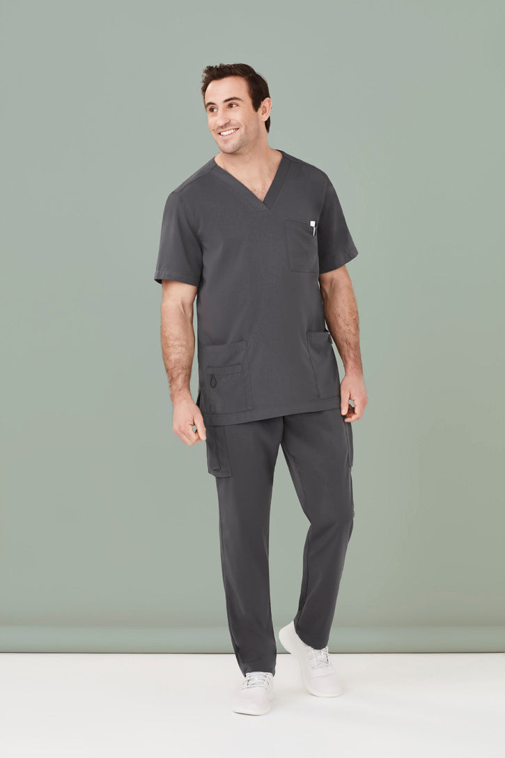 Biz Care Avery Mens Multi-Pocket Scrub Pant