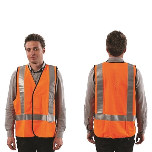 Pro Choice Fluro H Back Safety Vest - Day / Night Use