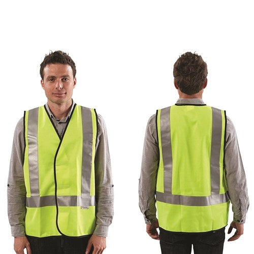 Pro Choice Fluro H Back Safety Vest - Day / Night Use