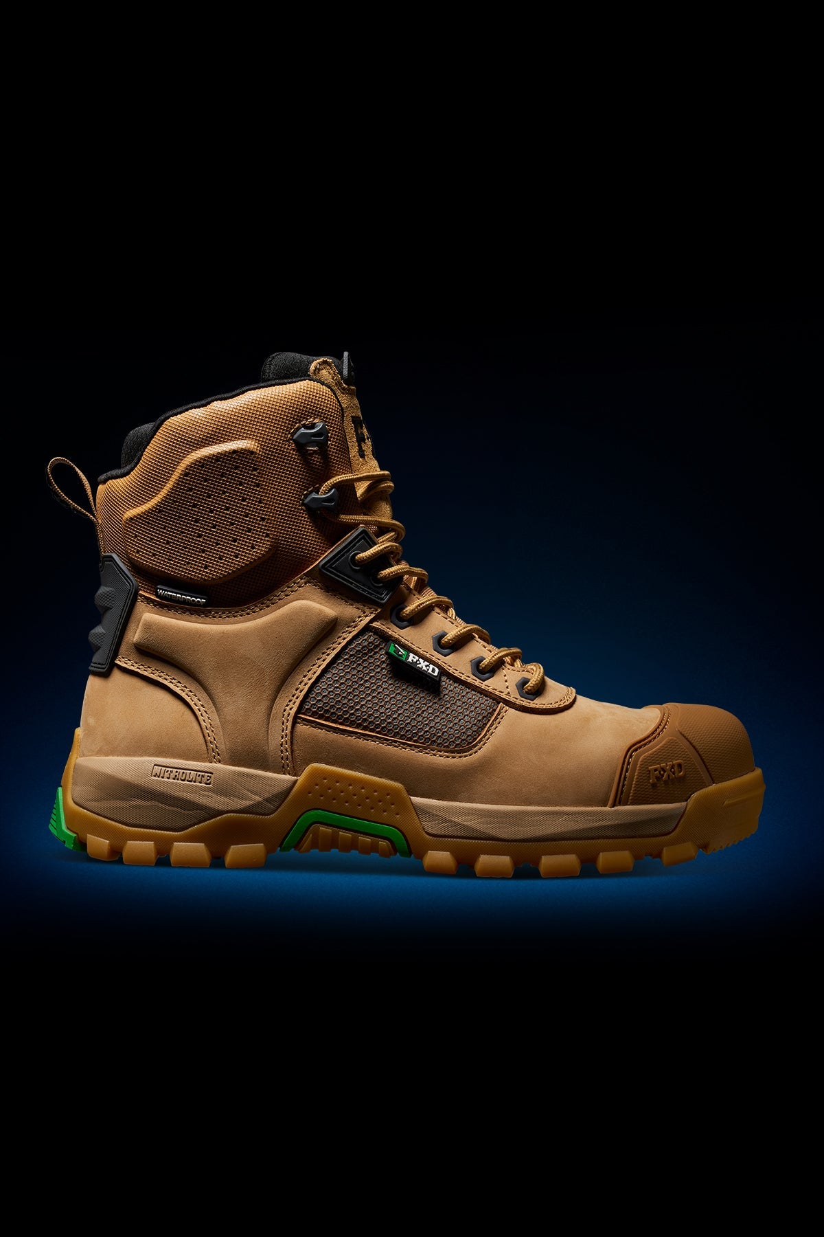 FXD WB.1WP WATERPROOF NITROLITE WORKBOOTS - WHEAT