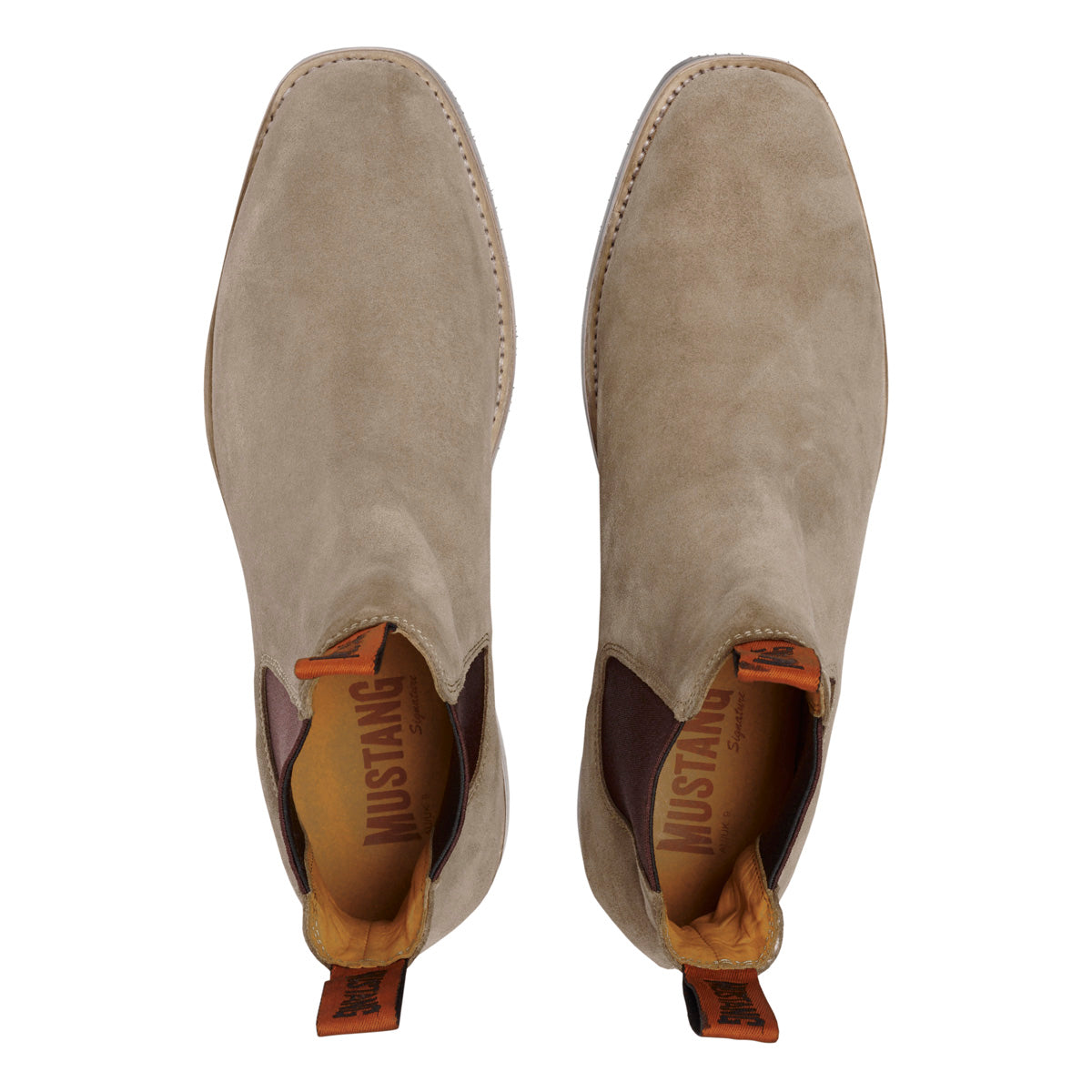 Mustang Signature Men’s
Pull-up leather boot - TAUPE