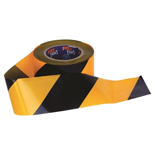 Pro Choice Barricade Tape - 100M X 75MM Yellow / Black