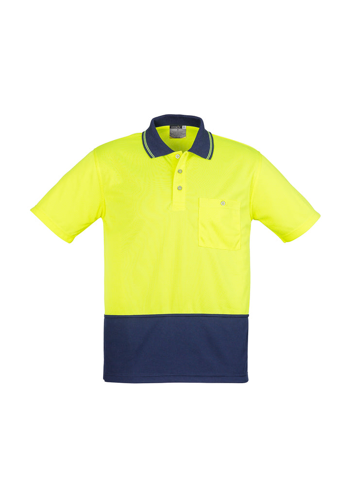 Syzmik Unisex Hi Vis Basic Spliced Polo - Short Sleeve