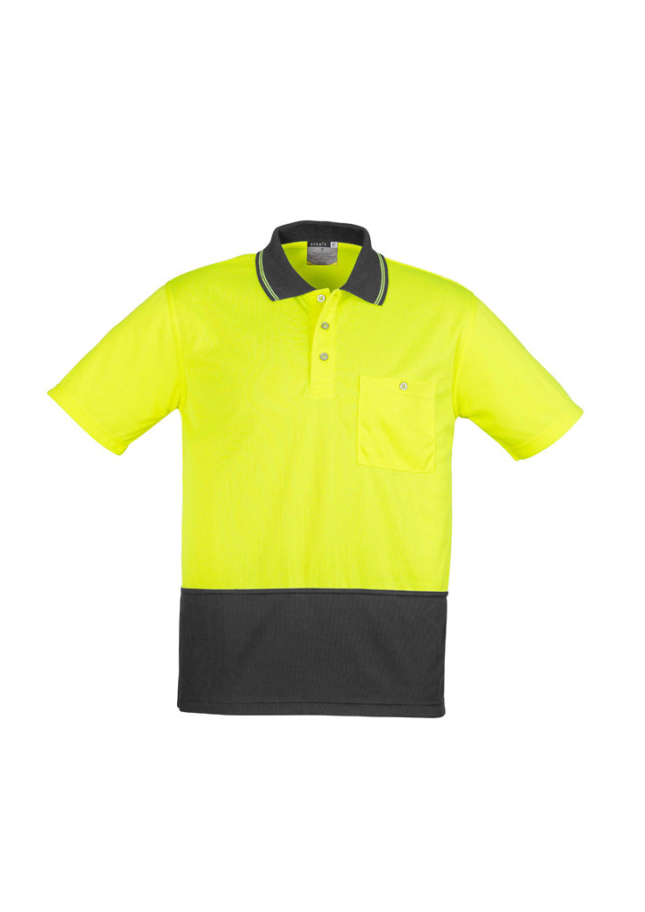 Syzmik Unisex Hi Vis Basic Spliced Polo - Short Sleeve