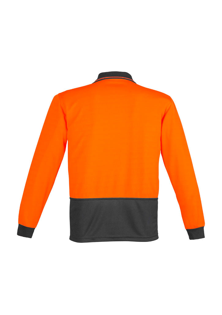 Syzmik Unisex Hi Vis Basic Spliced Polo - Long Sleeve