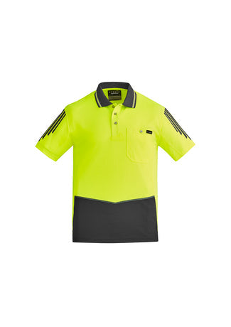 Syzmik Mens Hi Vis Flux S/S Polo