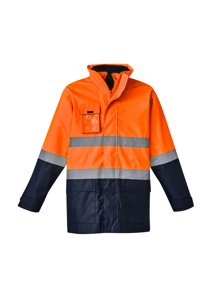 Syzmik Mens Hi Vis Basic 4 in 1 Waterproof Jacket