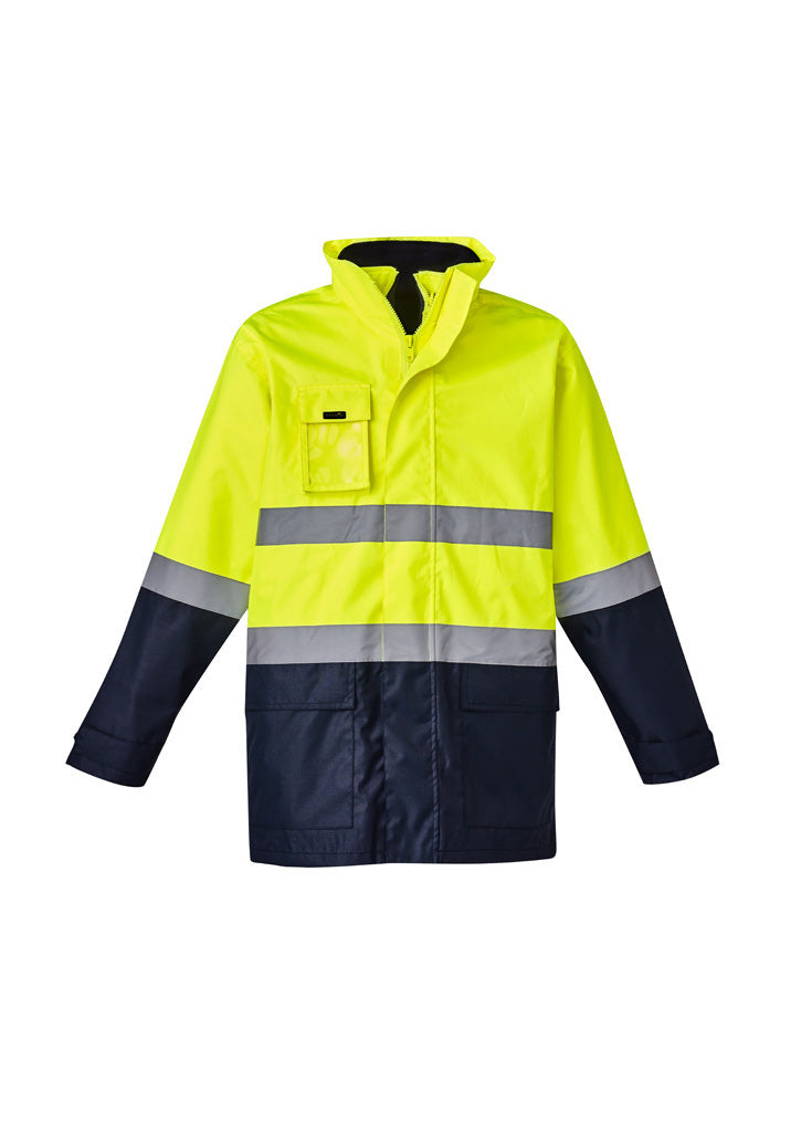 Syzmik Mens Hi Vis Basic 4 in 1 Waterproof Jacket