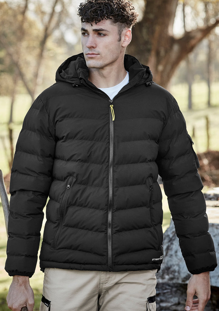 Mens Streetworx Hooded Puffer Jacket