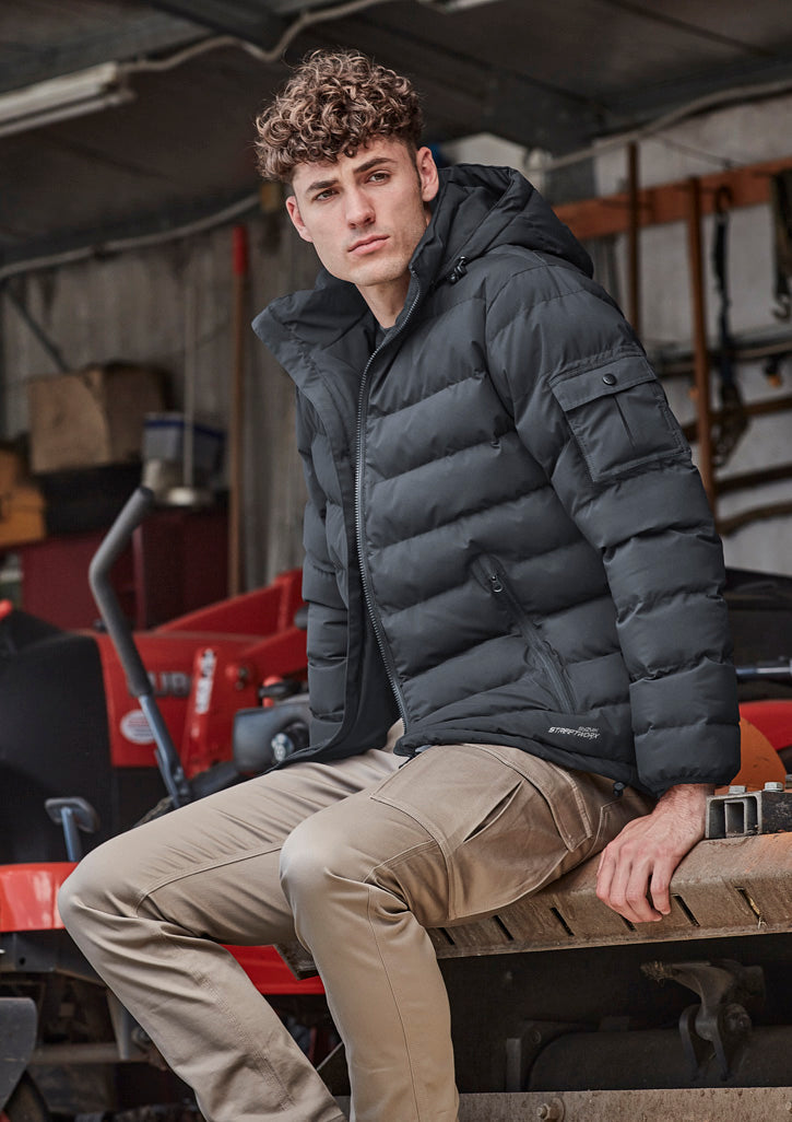 Mens Streetworx Hooded Puffer Jacket