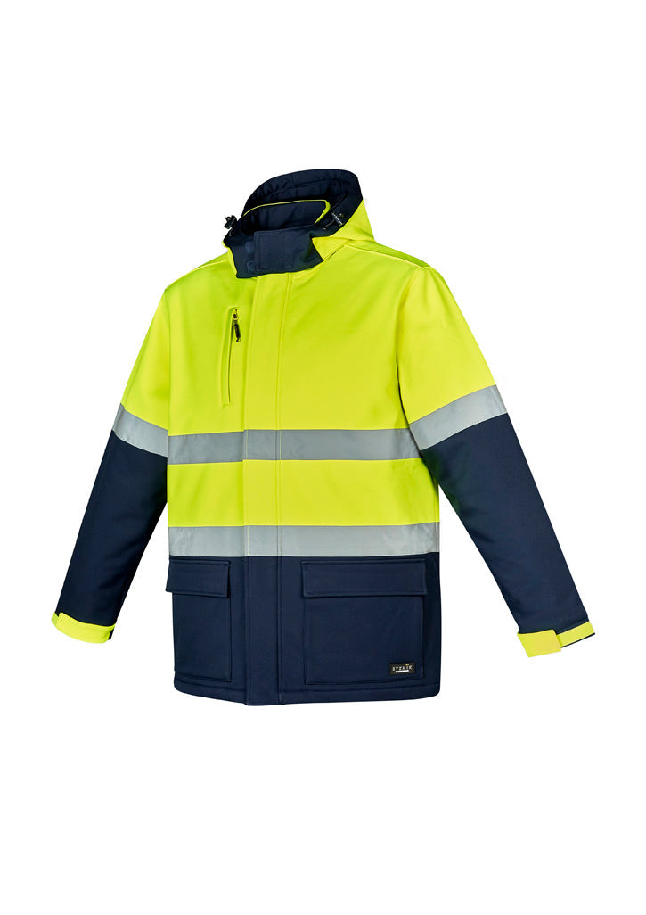 Syzmik Unisex Hi Vis Antarctic Softshell Taped Jacket