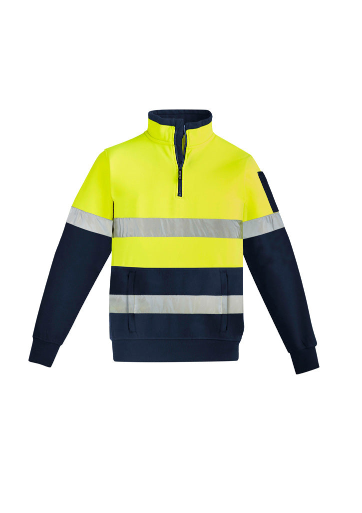 Syzmik Mens Hi Vis 1/4 Zip Pullover - Hoop Taped