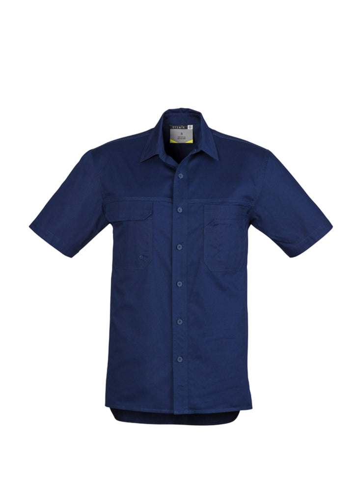 Syzmik Mens Light Weight Tradie S/S Shirt