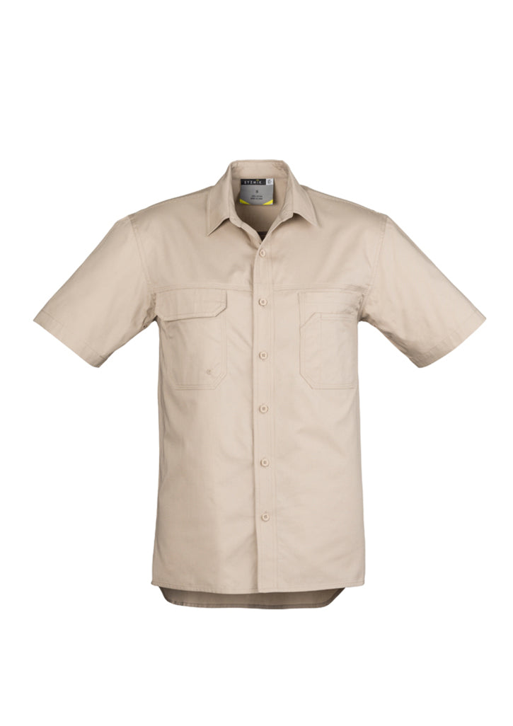 Syzmik Mens Light Weight Tradie S/S Shirt