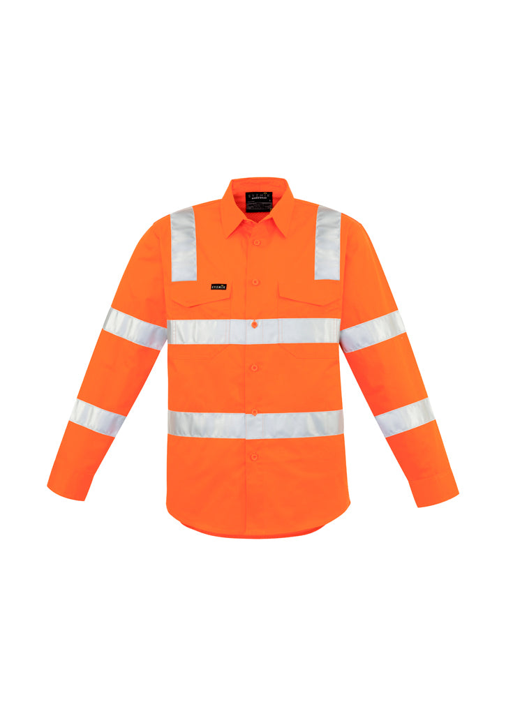 Syzmik Mens Bio Motion Vic Rail Shirt