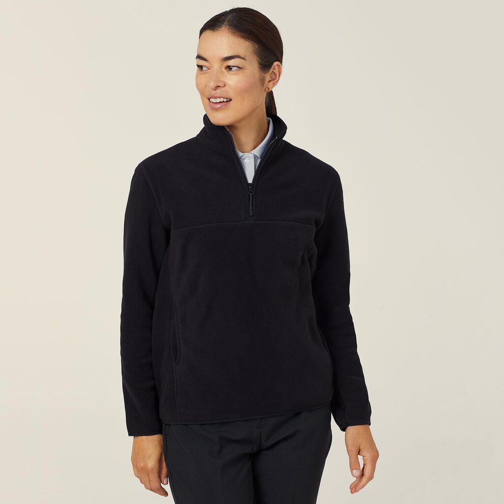 POLAR FLEECE ZIP NECK PULLOVER - CAT1GT