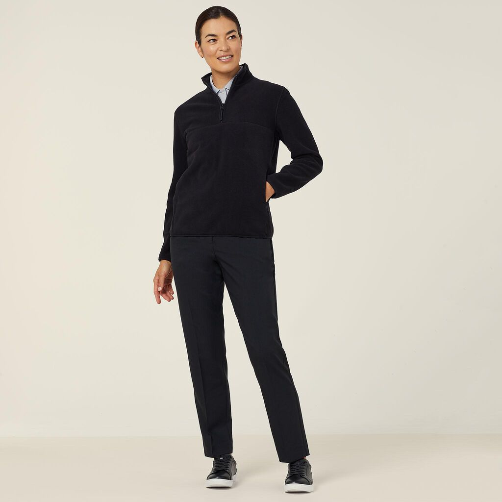 POLAR FLEECE ZIP NECK PULLOVER - CAT1GT