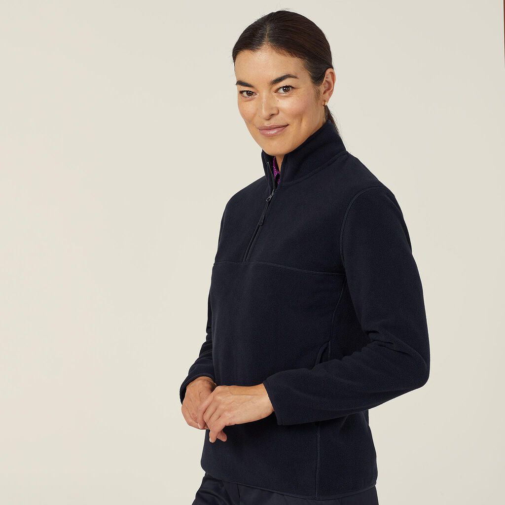 POLAR FLEECE ZIP NECK PULLOVER - CAT1GT