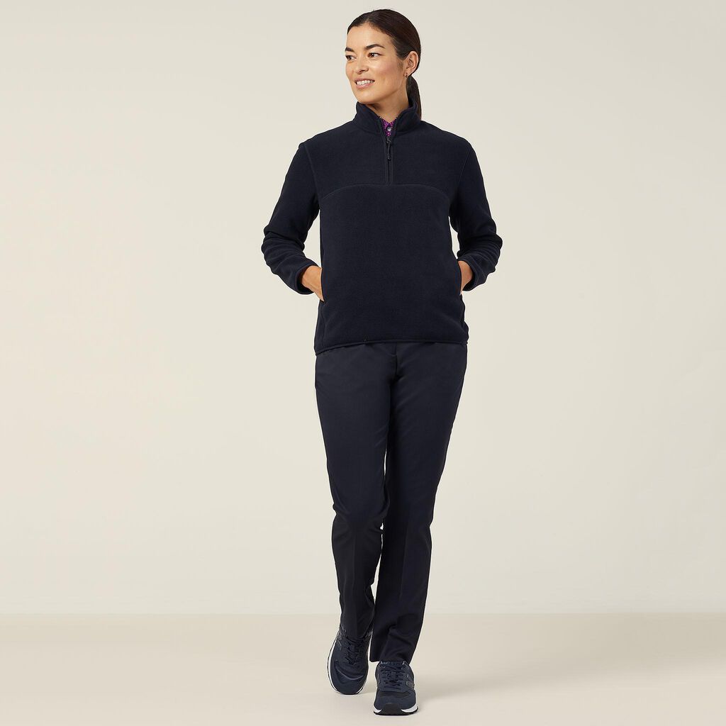 POLAR FLEECE ZIP NECK PULLOVER - CAT1GT