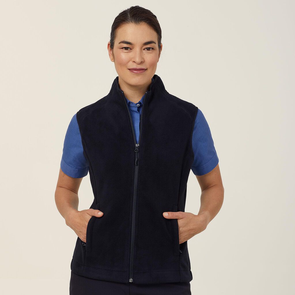 POLAR FLEECE ZIP VEST - CAT745