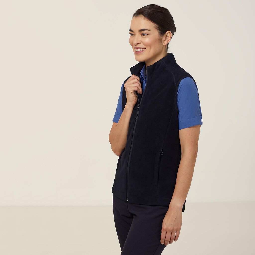 POLAR FLEECE ZIP VEST - CAT745