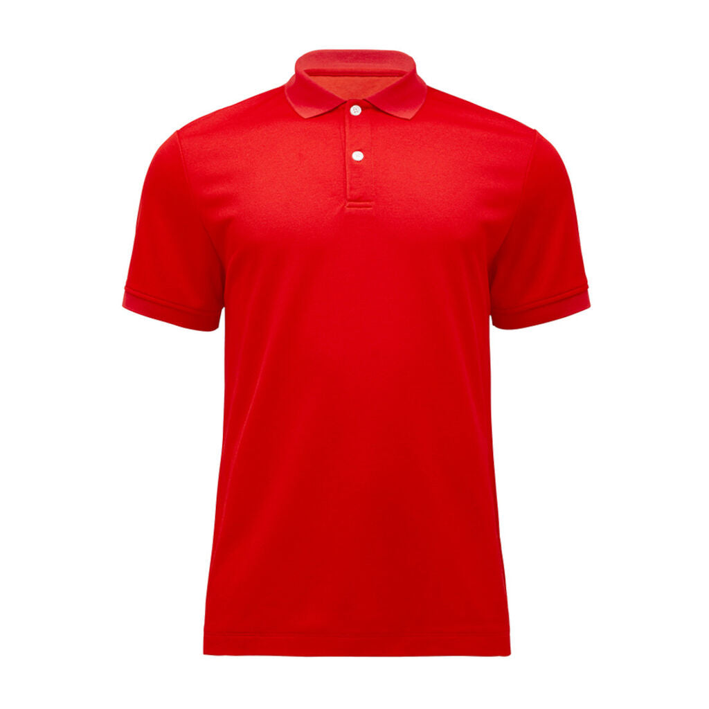 Mens Antibacterial Poyface Short Sleeve Polo