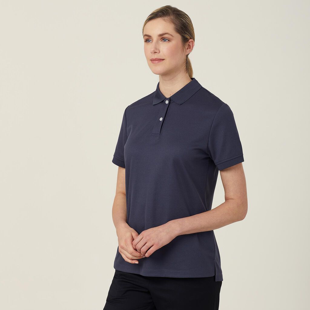 Women's Anti Bacterial Polyface Short Sleeve Polo - Sizes 2XL-5XL