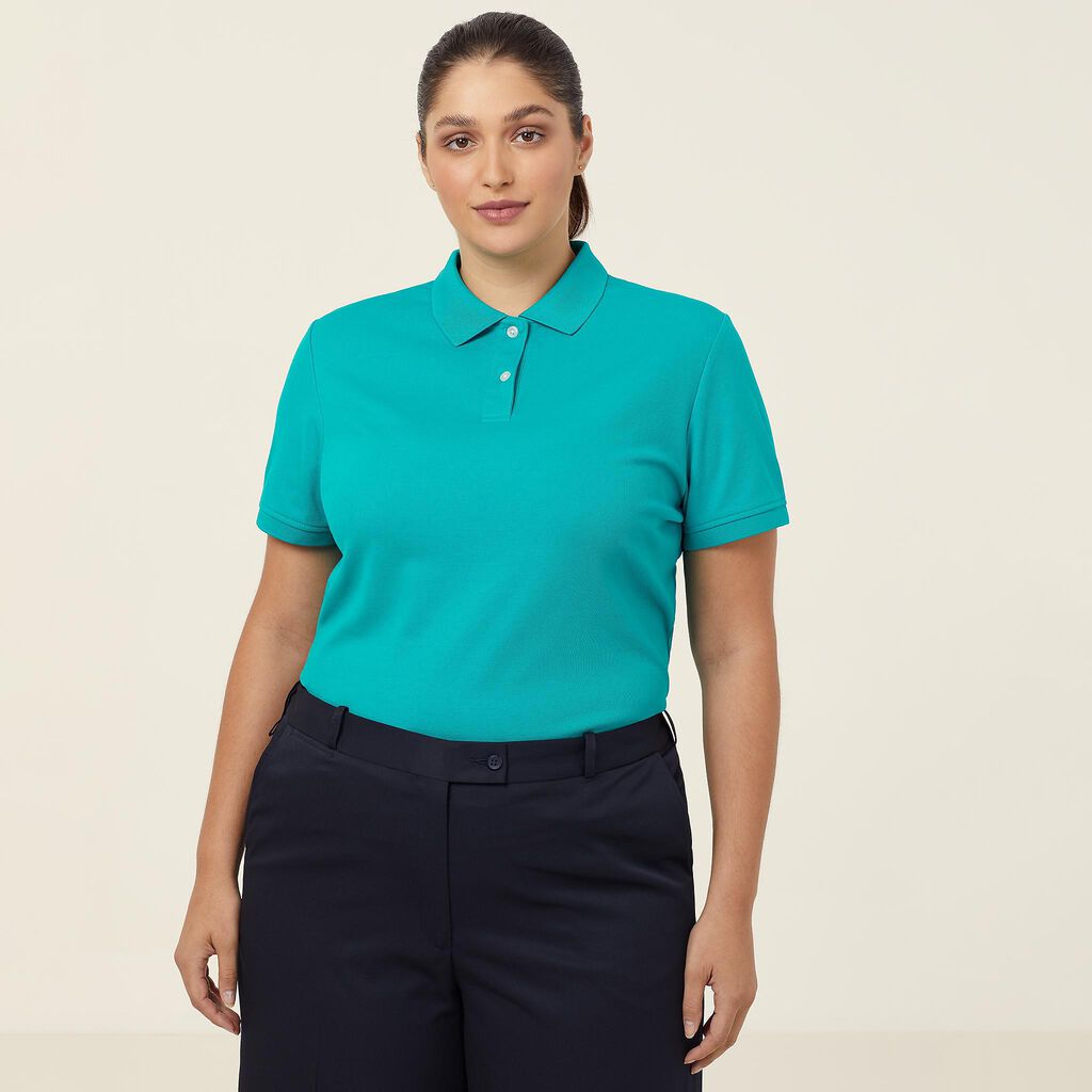 Women's Anti Bacterial Polyface Short Sleeve Polo - Sizes 2XL-5XL